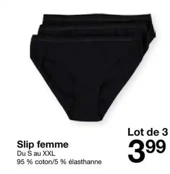 Slip femme