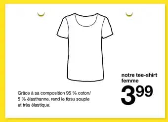 notre tee-shirt femme