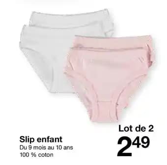 Slip enfant
