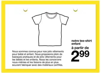 notre tee-shirt enfant