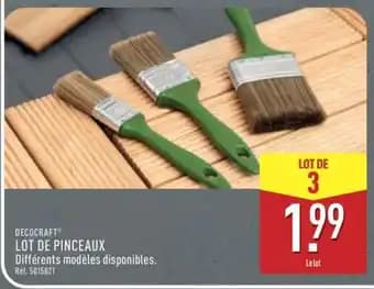 DECOCRAFT LOT DE PINCEAUX