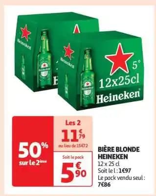 Bière Blonde Heineken