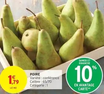 Poire 1 kg 