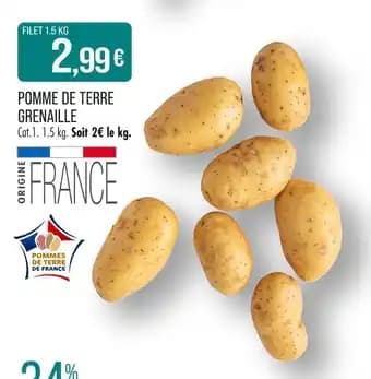 Pomme de terre grenaille