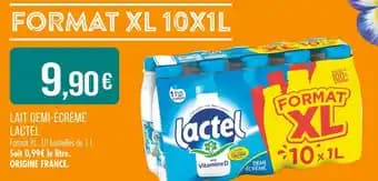 LACTEL Lait demi-écrémé