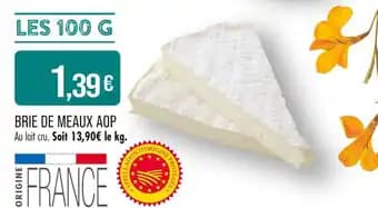 Brie de meaux aop