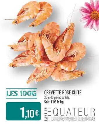 Crevette Rose Cuite