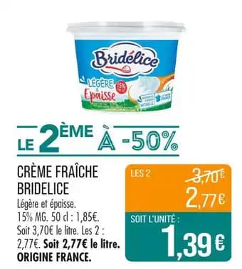 Bridelice Crème fraîche