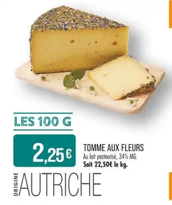 Tomme aux Fleurs