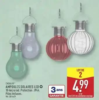 Ampoules solaires led