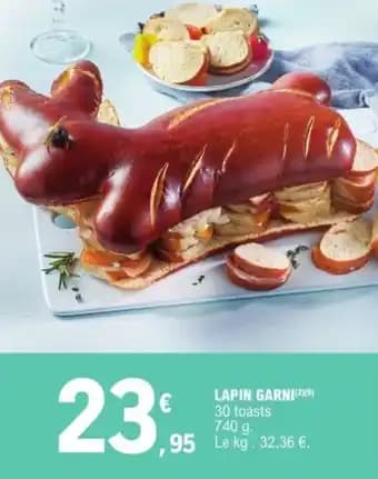 Lapin garni 740 g
