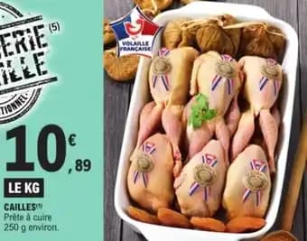 Cailles 1 kg 
