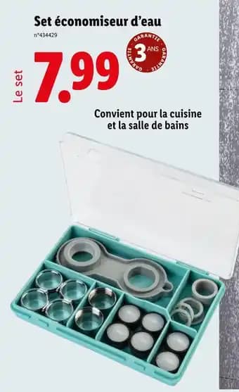 Set économiseur d’eau