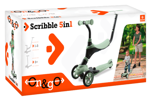 Trottinette On & Go Scribble 5 en 1