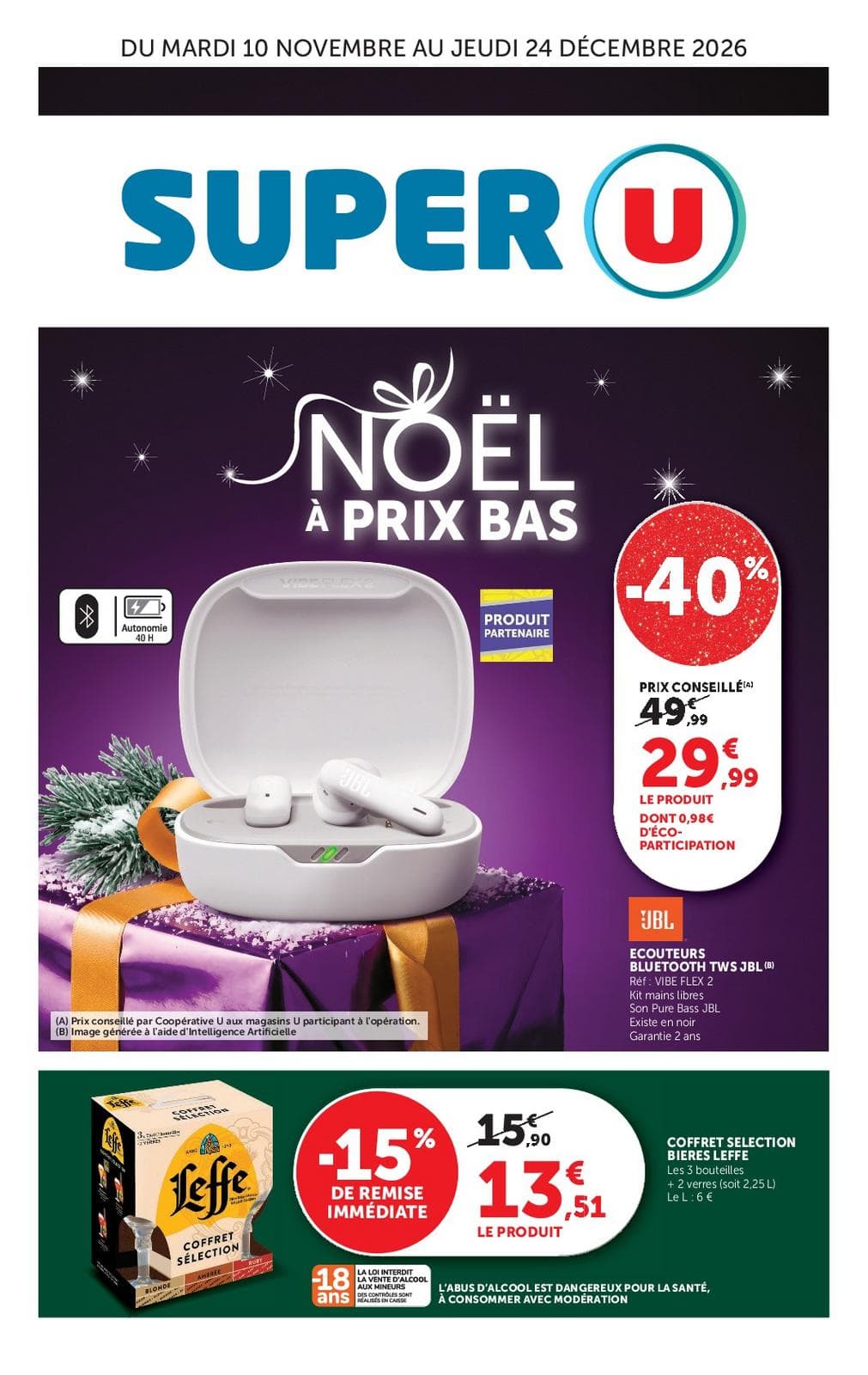 CADEAUX NON AL ET SPIRITUEUX
