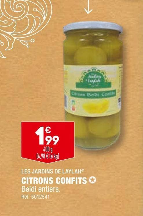 LES JARDINS DE LAYLAH CITRONS CONFITS