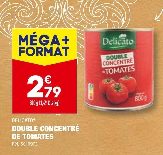 DELICATO DOUBLE CONCENTRÉ DE TOMATES