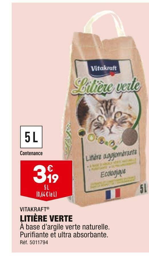 VITAKRAFT LITIÈRE VERTE