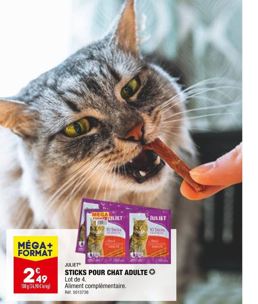 JULIET STICKS POUR CHAT ADULTE