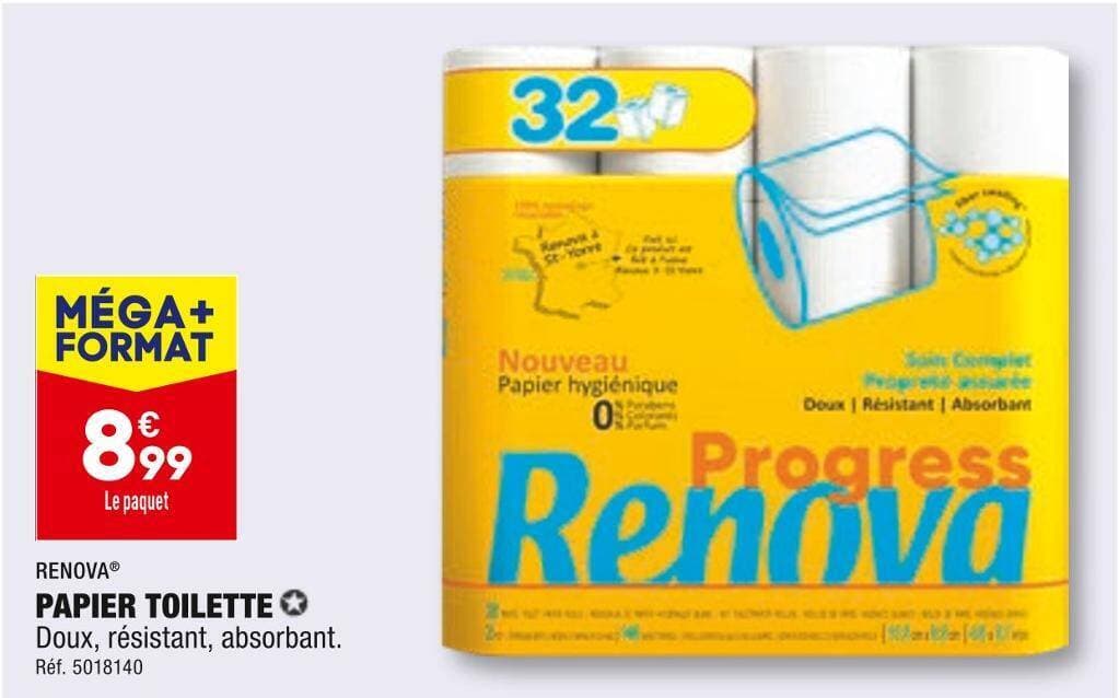 RENOVA PAPIER TOILETTE