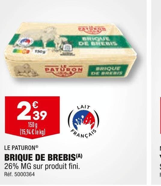 LE PATURON BRIQUE DE BREBIS