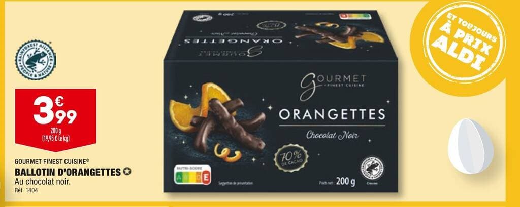GOURMET FINEST CUISINE BALLOTIN D’ORANGETTES
