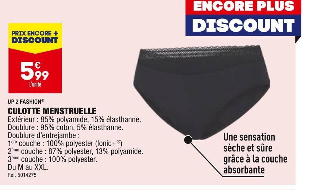 UP 2 FASHION CULOTTE MENSTRUELLE