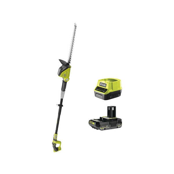 Pack RYOBI Taille-haies OPT1845 - 18V One+ - 1 Batterie 2.0Ah - 1 Chargeur rapide