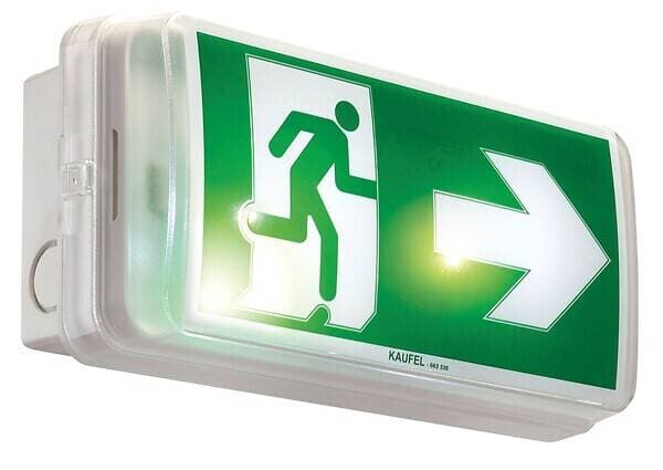 Bloc PRIMO3 60FA fluo 45lm NP évacuation saillie - KAUFEL - 226220K