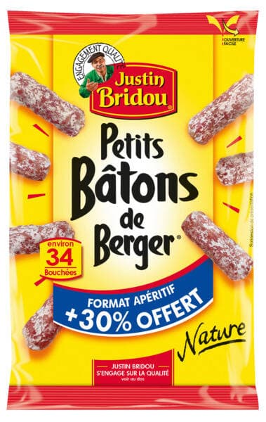 JUSTIN BRIDOU Saucissons Bâtons de Berger
