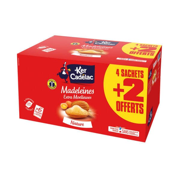 KER CADELAC Madeleines Extra moelleuses