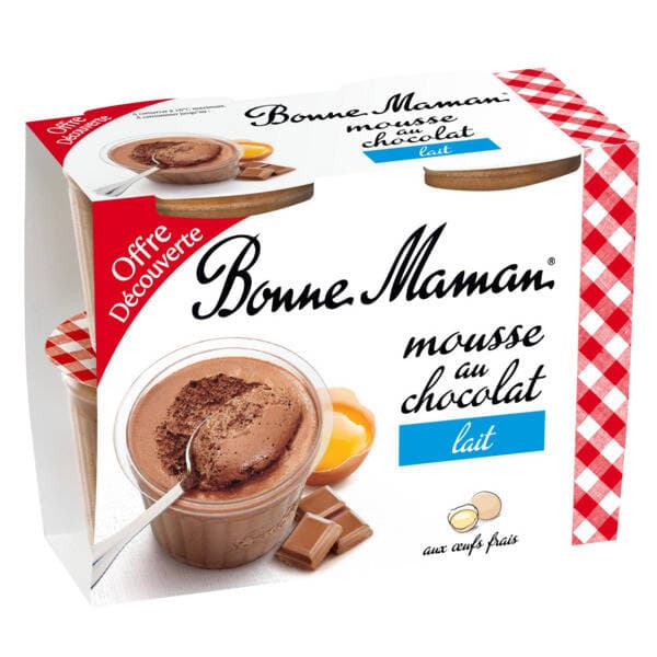 BONNE MAMAN Mousse au chocolat Offre Découverte