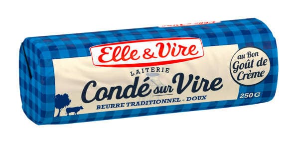 ELLE & VIRE Beurre Traditionnel Laiterie Condé sur Vire