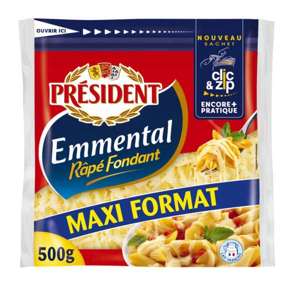 PRÉSIDENT Emmental râpé fondant Maxi Format
