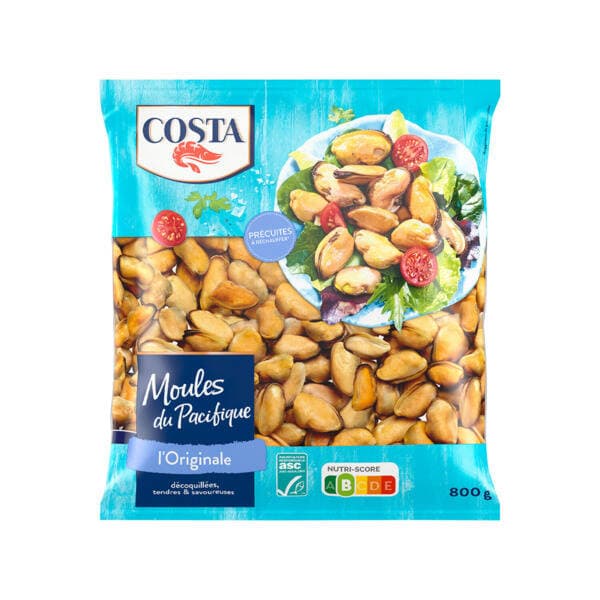 COSTA Moules du Pacifique ASC surgelées