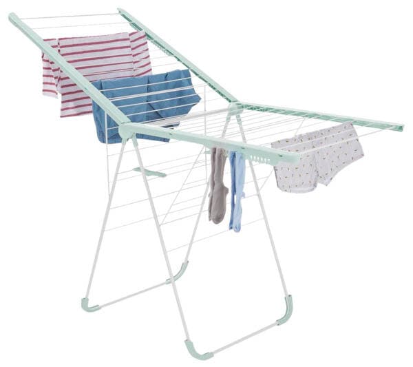 CARREFOUR HOME Séchoir à poser 22 m d'étendage + 6 pinces à linge offertes