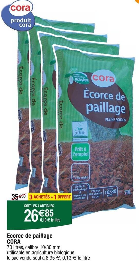 CORA Ecorce de paillage