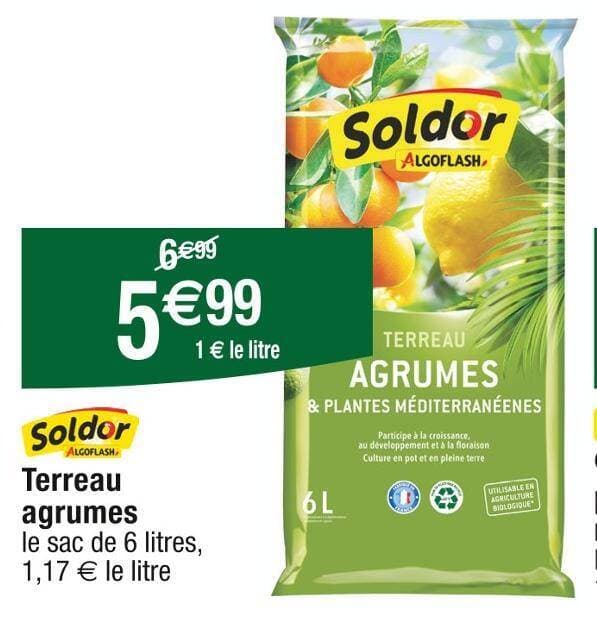 Soldor/ Algoflash Terreau agrumes