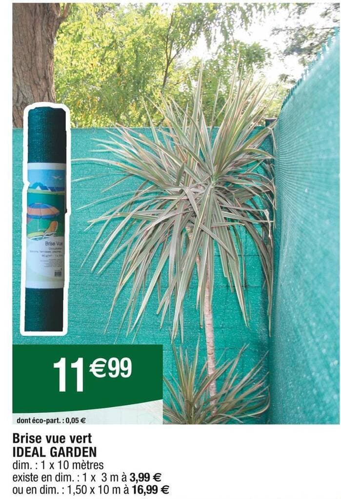 IDEAL GARDEN Brise vue vert
