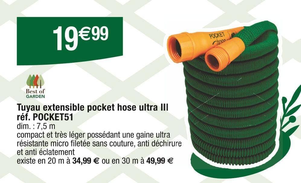 pocket hose Tuyau extensible ultra III