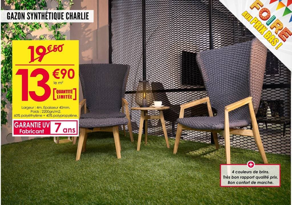 GAZON SYNTHÉTIQUE CHARLIE