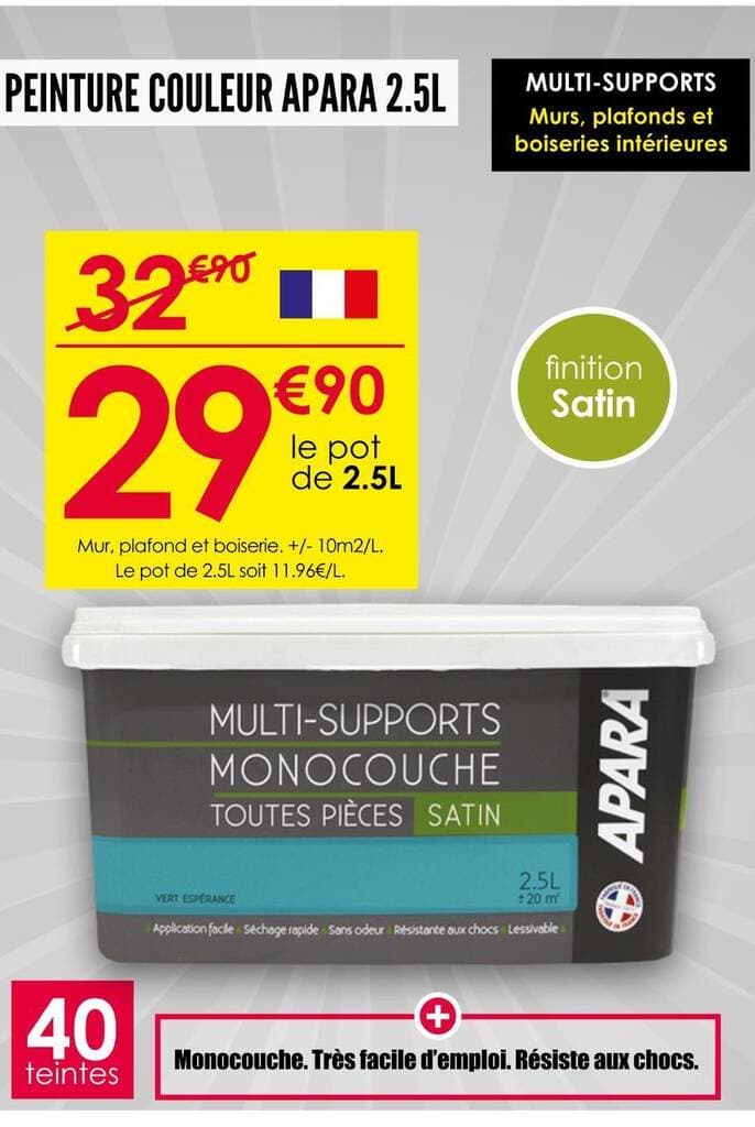 APARA PEINTURE COULEUR 2.5L