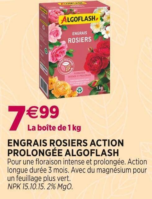 ALGOFLASH ENGRAIS ROSIERS ACTION PROLONGÉE