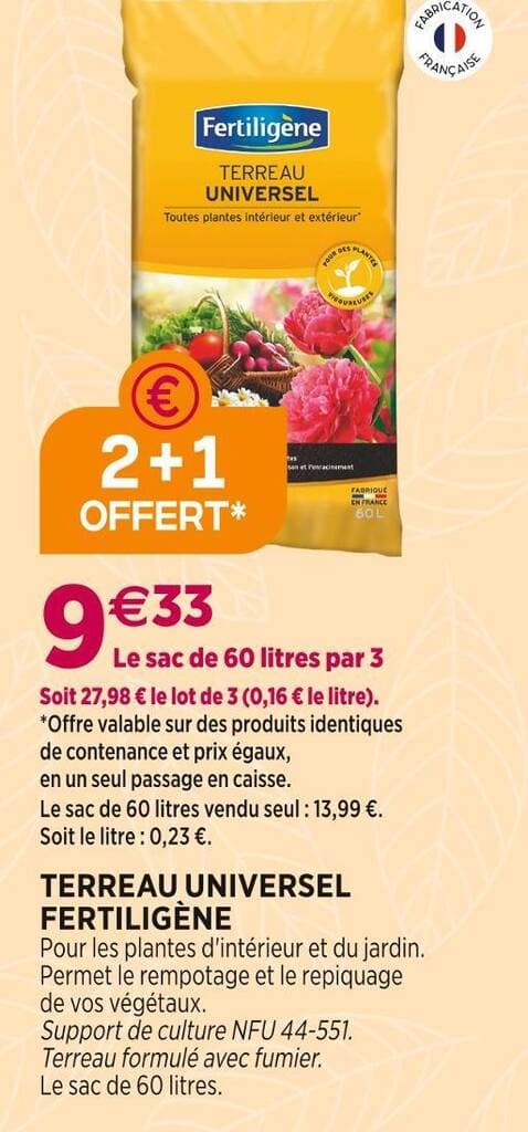 FERTILIGÈNE TERREAU UNIVERSEL