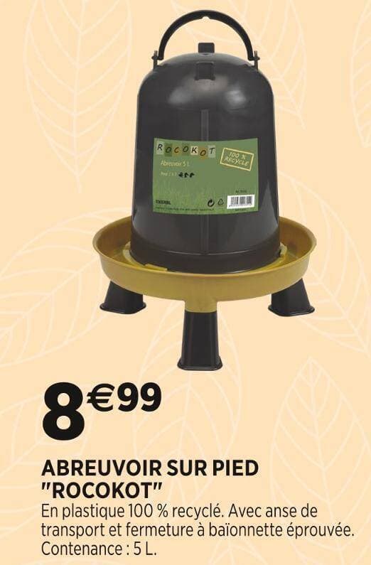 ABREUVOIR SUR PIED ROCOKOT