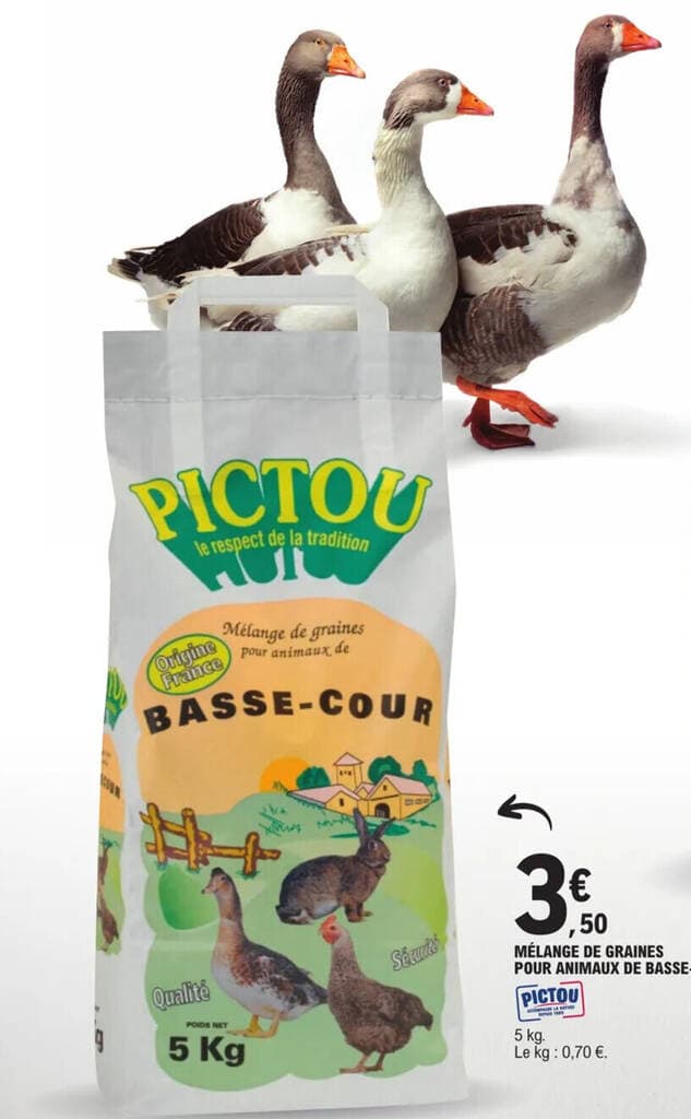 MÉLANGE DE GRAINES POUR ANIMAUX DE BASSE-COUR PICTOU