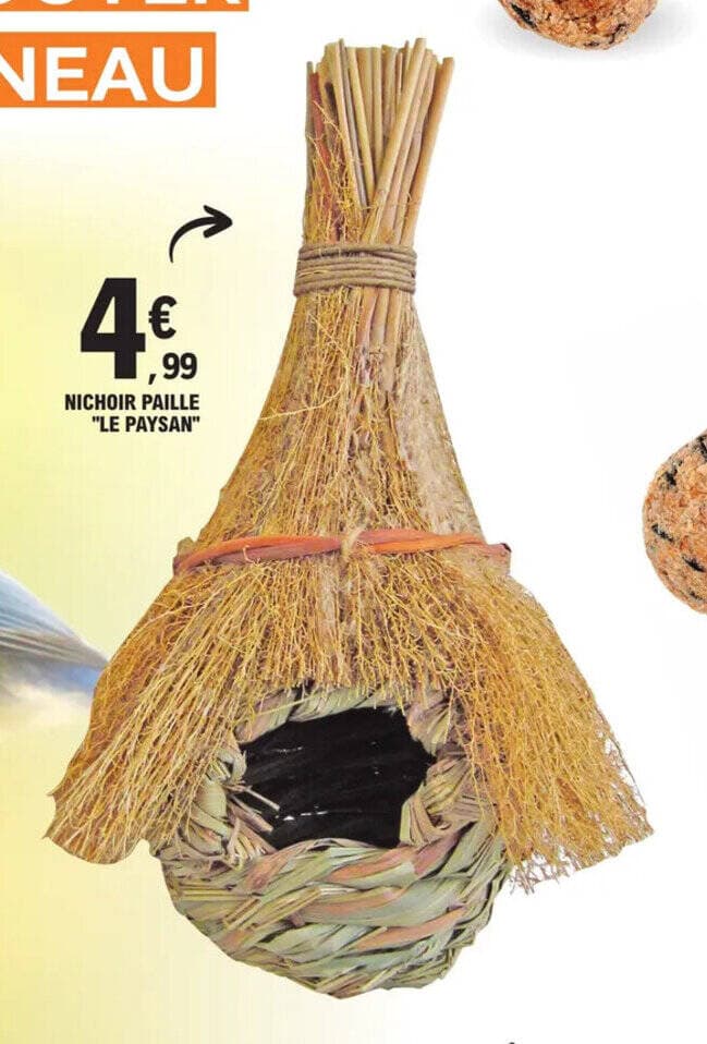 NICHOIR PAILLE "LE PAYSAN"