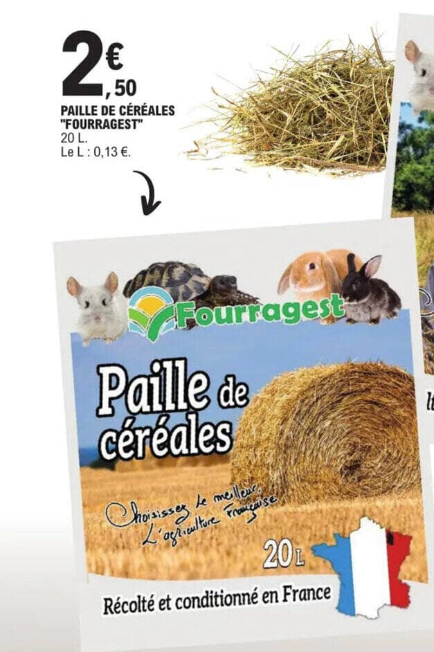 PAILLE DE CÉRÉALES "FOURRAGEST"
