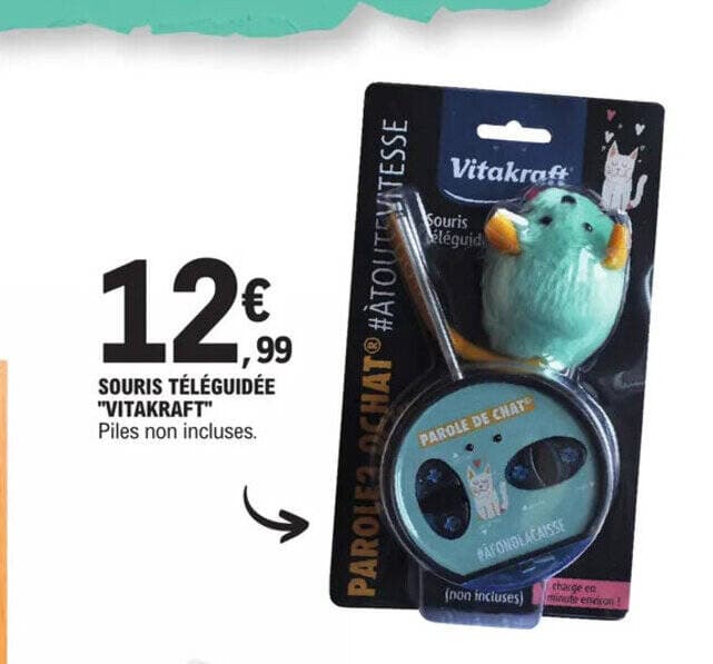 SOURIS TÉLÉGUIDÉE "VITAKRAFT"