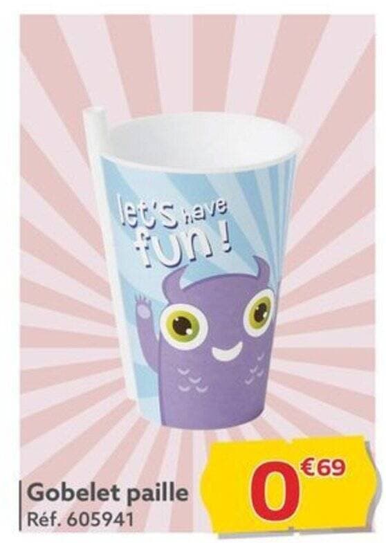 Gobelet paille